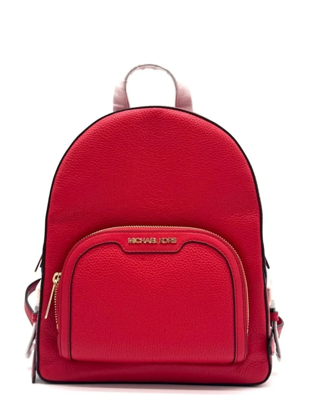 Michael Kors Jaycee Medium Signature Logo Backpack Bright Red